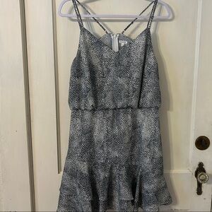 En Creme Black and White Mini Dress